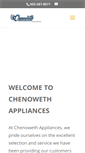 Mobile Screenshot of chenowethappliances.com